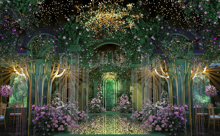 安岳奇妙森林婚礼堂效果展示