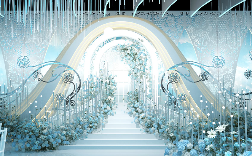 安岳釡香烙馍村水晶厅效果展示